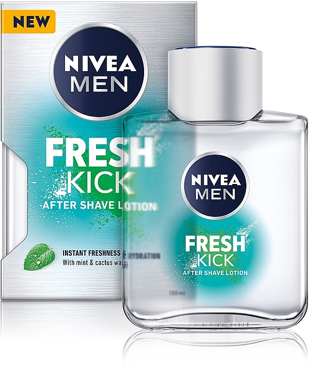Лосьон после бритья - NIVEA MEN Fresh Kick After Shave Lotion — фото N1