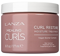Восстанавливающая несмываемая маска для кудрявых волос - L'anza Healing Curls Curl Restore Moisture Treatment — фото N1