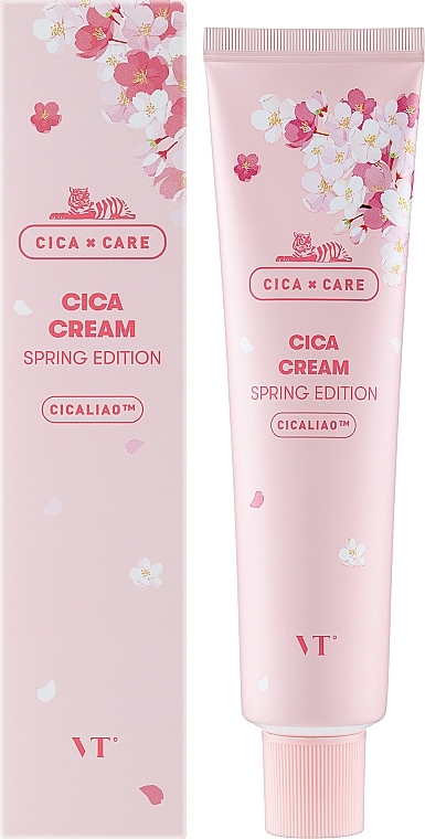 Заспокійливий крем для обличчя - VT Cosmetics Cica Cream Spring Edition — фото N2