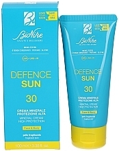 Сонцезахисний мінеральний крем для обличчя й тіла SPF30 - BioNike Defence Sun Mineral Cream SPF30 — фото N2