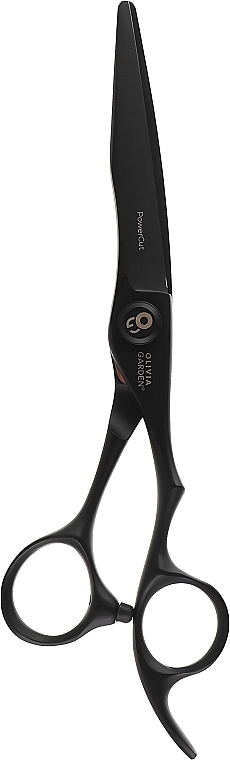 Ножницы для стрижки волос - Olivia Garden PowerCut Matt Black 625 — фото N1