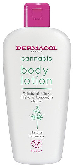 Гармонізувальне молочко для тіла з конопляною олією - Dermacol Cannabis Body Lotion — фото N1