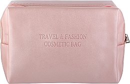 Косметичка CS1134R, розовая - Cosmo Shop Travel & Fashion Cosmetic Bag — фото N1