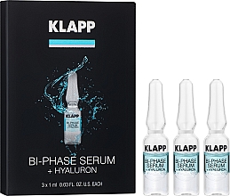 Парфумерія, косметика УЦІНКА Двофазна сироватка "Гіалурон" - Klapp Bi-Phase Serum Hyaluron *