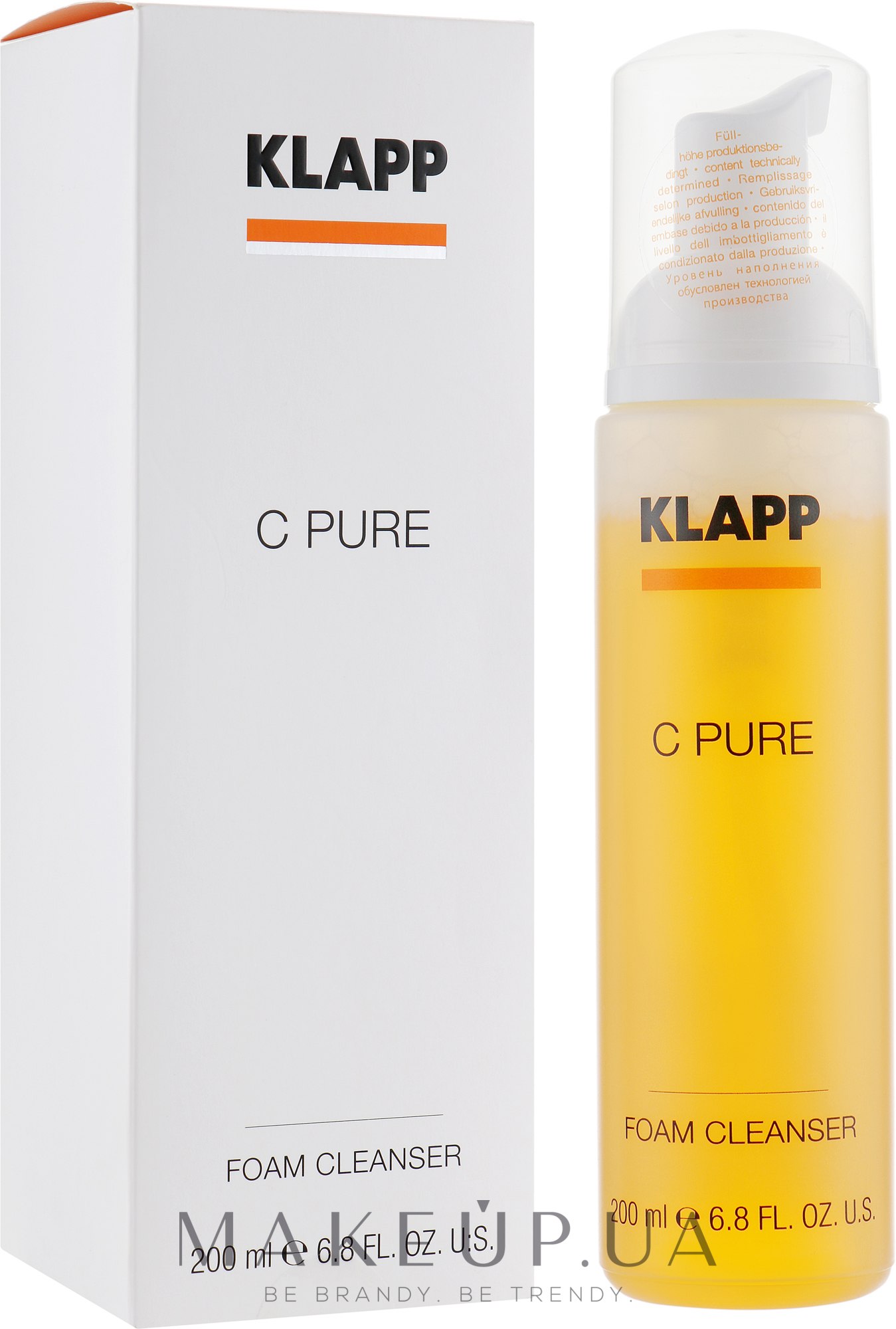 Очищувальна пінка з вітаміном С - Klapp C Pure Foam Cleanser — фото 200ml