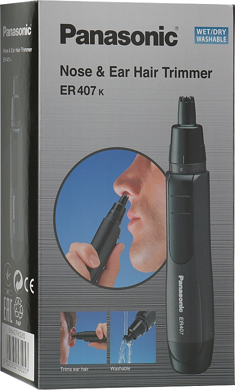 Машинка для стрижки волосся в носі та вухах - Panasonic ER-407-K520 — фото N2