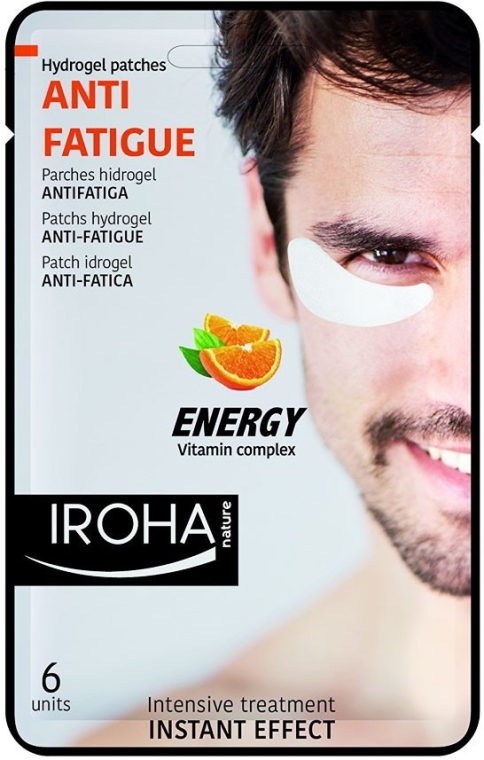 Патчі під очі - Iroha Nature Anti-Fatigue Energy Vitamin Complex — фото N1