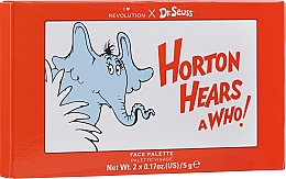 Палетка для контуринга лица - I Heart Revolution Dr. Seuss Horton Hears a Who Face Palette — фото N2