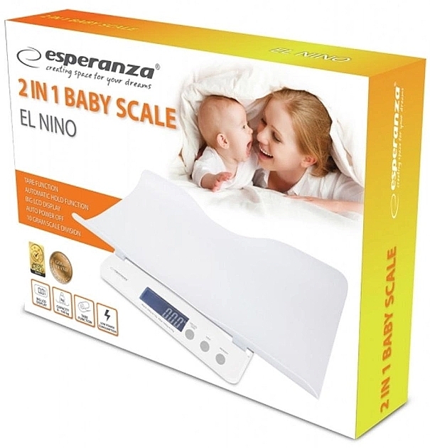 Весы электронные для новорожденных - Esperanza EBS017 El Nino — фото N4