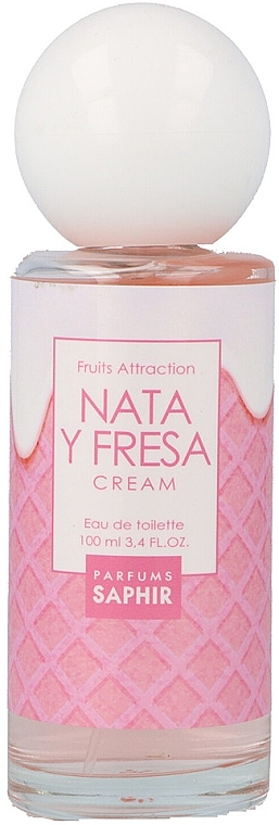 Saphir Fruit Attraction Nata Y Fresa Cream - Туалетная вода — фото N1