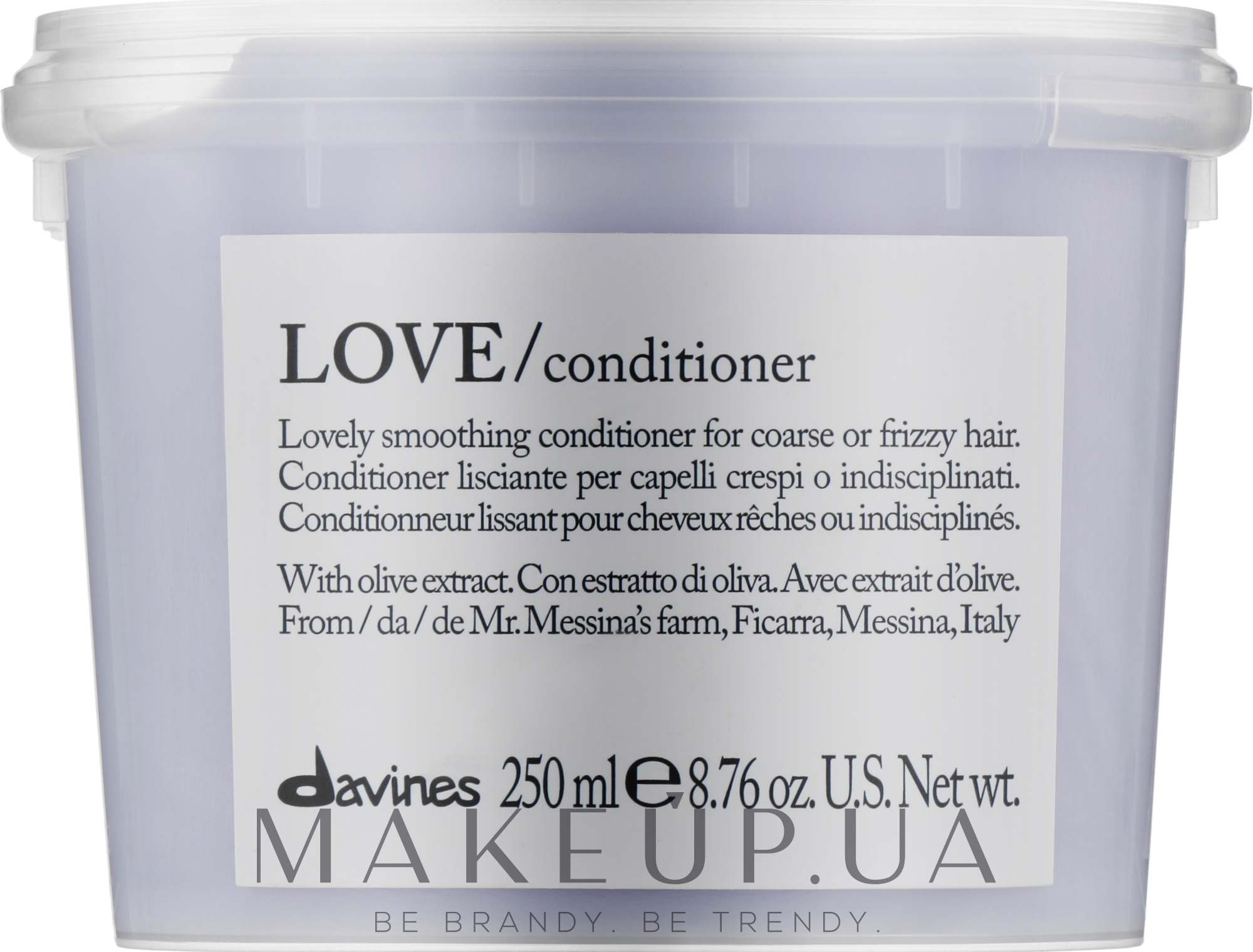 Кондиционер для разглаживания завитка - Davines Love Lovely Smoothing Conditioner — фото 250ml