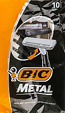 Мужской станок для бритья "Metal", 10 шт. - Bic — фото N1