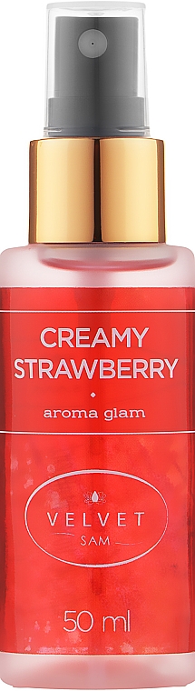 Аромаспрей для тіла "Creamy Strawberry" - Velvet Sam Aroma Glam