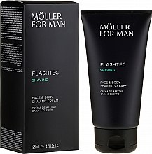 Духи, Парфюмерия, косметика Крем для бритья - Anne Moller Man Flashtec Shaving Face And Body Shaving Cream