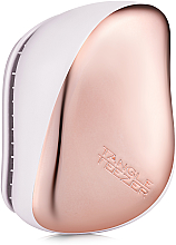 Парфумерія, косметика Компактна щітка для волосся - Tangle Teezer Compact Styler Rose Gold Cream *