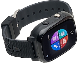 Смарт-часы для детей, черные - Garett Smartwatch Kids Sun 4G — фото N4