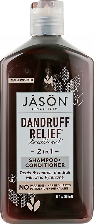 Лечебный шампунь-кондиционер от перхоти - Jason Natural Cosmetics Dandruff Relief