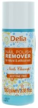 Жидкость для снятия лака с натуральных и искусственных ногтей - Delia Acetone Free Nail Polish Remover for Natural and Artificial Nails — фото N4