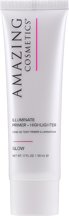 Праймер для лица с эффектом двойного свечения - Amazing Cosmetics Illuminating Primer Highlighter — фото N1
