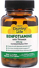 Парфумерія, косметика Бенфотіамін з кавоферментом В1 - Country Life Benfotiamine