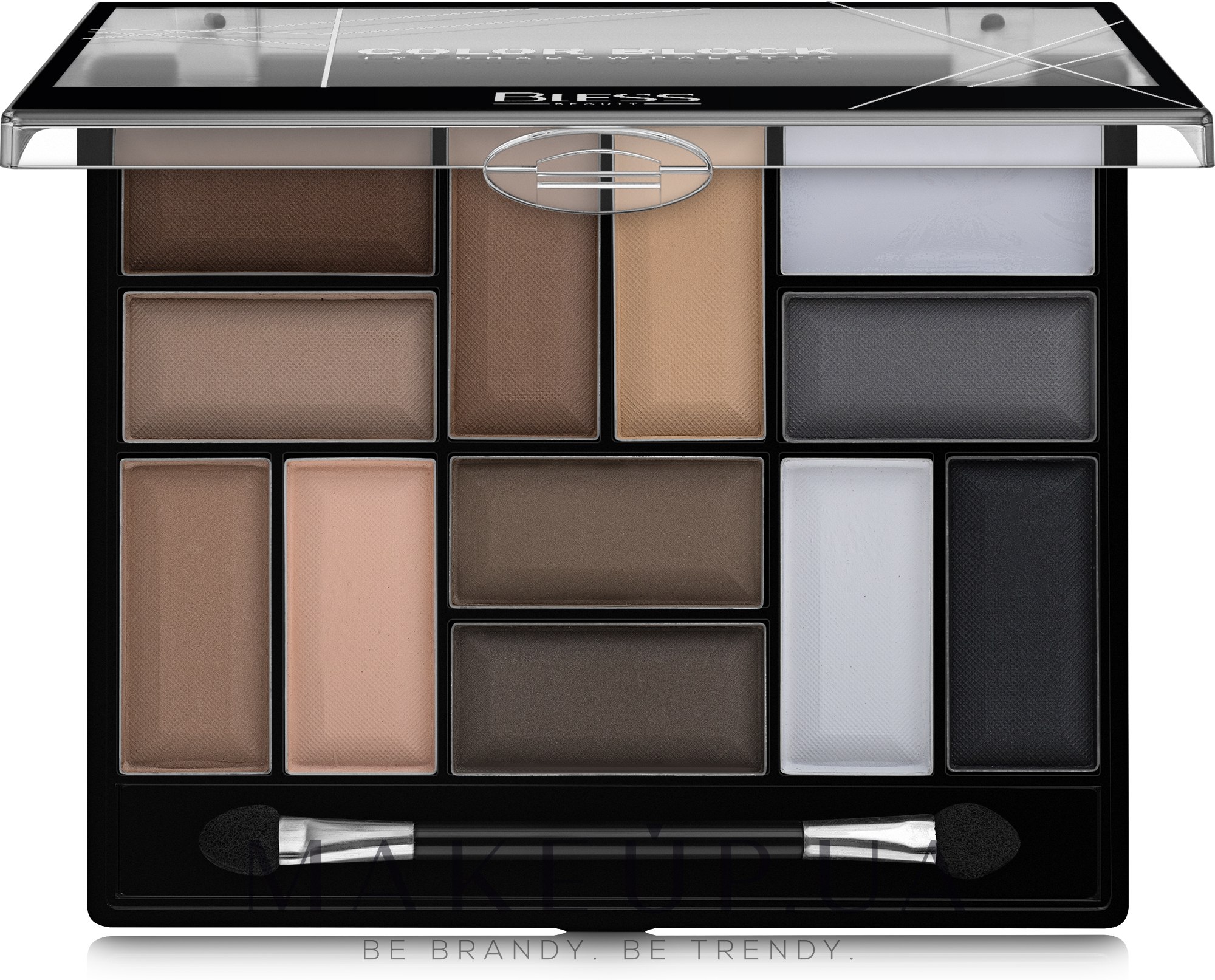 Палетка теней для век - Bless Beauty Color Block Eye Shadow Palette — фото 01