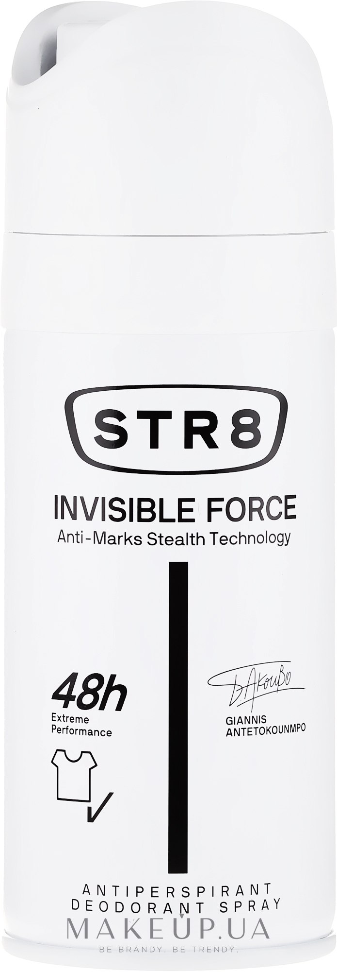 Дезодорант - STR8 Invisible Force Antiperspirant Deodorant Spray — фото 150ml