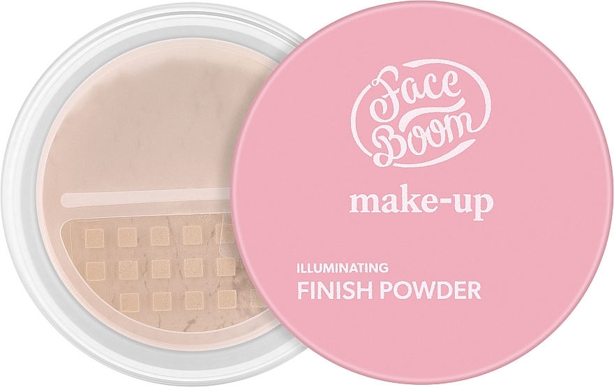 Осветляющая финишная пудра - Bielenda Face Boom Make-Up Illuminating Finish Powder