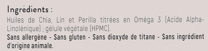 Пищевая добавка "Комплекс растительных масел Омега 3" - STC Nutrition Omega 3 Vegetal — фото N3