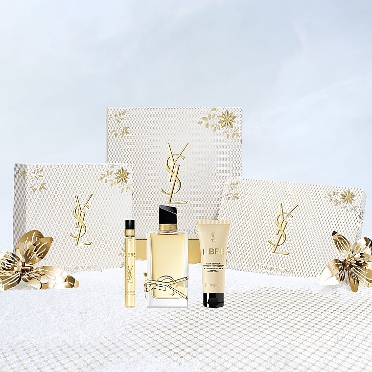 Yves Saint Laurent Libre - Набор (edp/90ml + edp/10ml + b/lot/50ml) — фото N2