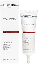 Защитный крем для лица с тонирующим эффектом - Christina Comodex Cover&Shield Cream SPF20 — фото N2