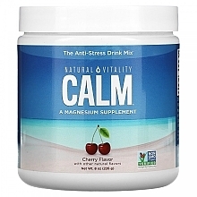 Харчова добавка заспокійлива "Вишня" - Natural Vitality Calm The Anti-Stress Drink Mix Cherry — фото N1