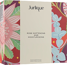 Парфумерія, косметика Набір для ванної кімнати з екстрактом троянди - Jurlique Rose Softening & Moisturising Set (sh/gel/300ml + b/lot/300ml + h/cr/125ml)