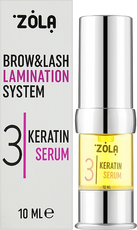 Состав для ламинирования ресниц и бровей "03 Keratin Serum" - Zola Brow&Lash Lamination System — фото N2