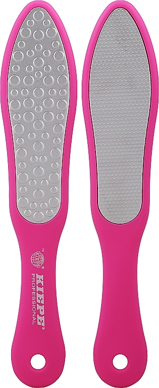 Двусторонняя терка для ног, розовая - Kiepe — фото N1