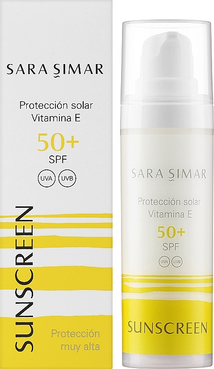 Сонцезахисний крем для обличчя - Sara Simar Sunscreen SPF 50 — фото N2