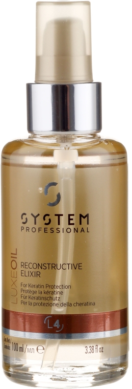 Восстанавливающий эликсир для волос - System Professional LuxeOil Reconstructive Elixir L4 — фото N2