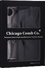 Духи, Парфюмерия, косметика Расческа для волос - Chicago Comb Co Giftbox Model No. 1 RVS + Hoesje