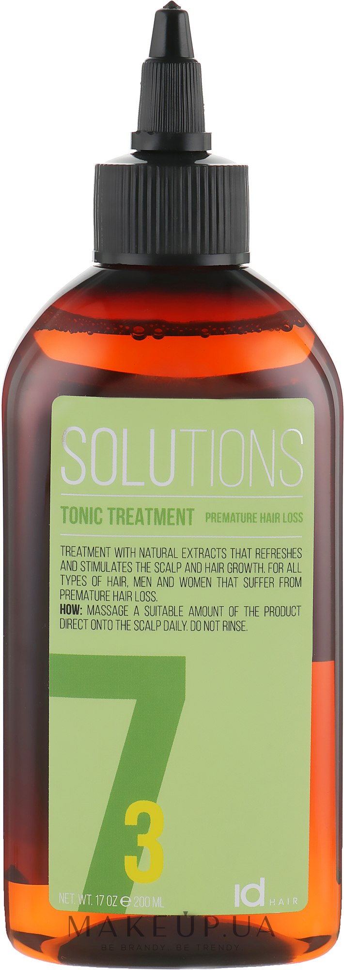 Тонизирующее средство против выпадения волос - idHair Solutions №7-3 Tonic Treatment — фото 200ml