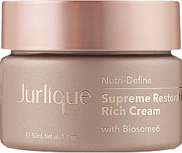 Парфумерія, косметика Інтенсивний антивіковий крем для відновлення пружності шкіри обличчя - Jurlique Nutri-Define Supreme Restorative Rich Cream