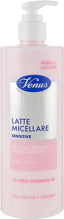 Міцелярне молочко для чутливої шкіри обличчя й очей - Venus Latte Micellare Sensitive — фото N1