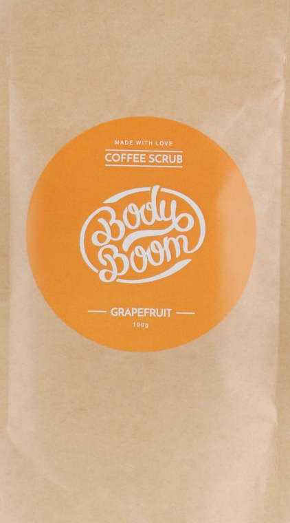 Кофейный скраб, грейпфрутовый - BodyBoom Coffee Scrub Grapefruit — фото N3