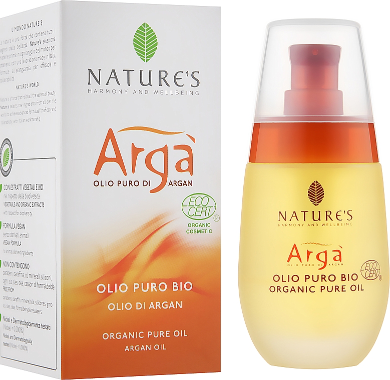 Масло арганы - Nature's Arga Organic Pure Oil — фото N2