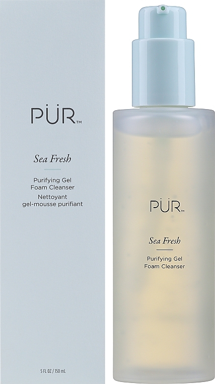 Очищувальна гель-пінка для обличчя - Pür Sea Fresh Purifying Gel Foam Cleanser — фото N2