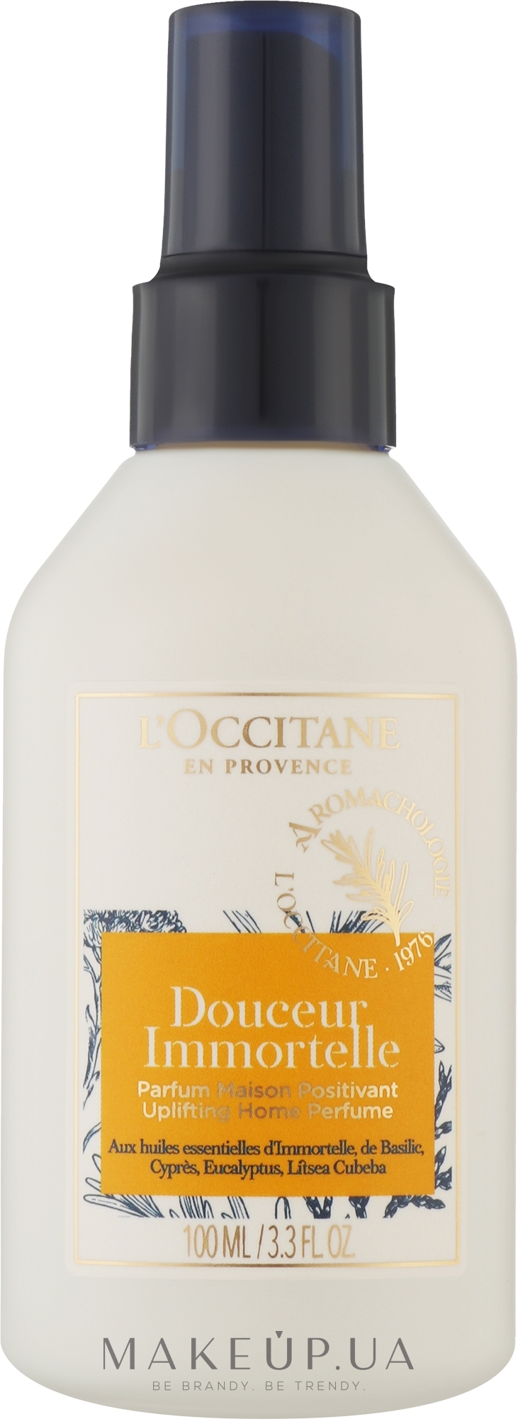 Спрей для дома - L'Occitane Home Douceur Immortelle Uplifting Home Perfume — фото 100ml