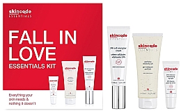 Духи, Парфюмерия, косметика Набор - Skincode Essentials Fall-In-Love Set (cl/gel/75ml + f/cr/30ml + lip/balm/10ml)