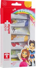 Детская зубная паста "7 фруктов" - Edel+White 7 Fruchtli Set (toothpaste/7x9.4ml) — фото N1