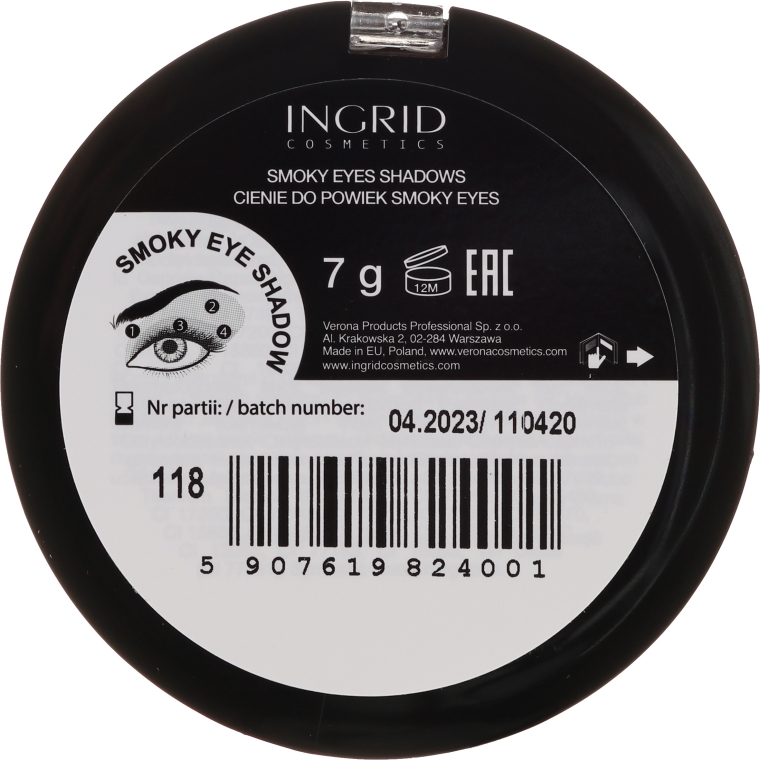 Тени для век - Ingrid Cosmetics Smoky Eyes Eye Shadows — фото N2