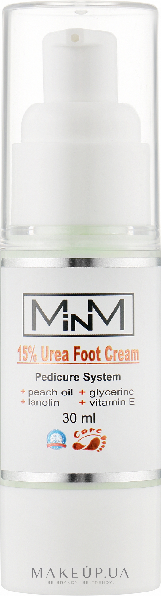 Крем для ніг із сечовиною 15% - M-in-M 15% Urea Foot Cream — фото 30ml