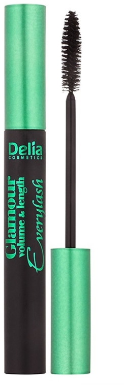 Туш для вій розділяюча - Delia Volume Glamour&Length Mascara Everylash