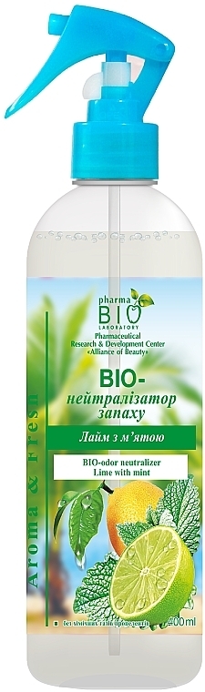 Освіжувач повітря "Біо-нейтралізатор запаху "Лайм із м'ятою" - Pharma Bio Laboratory — фото N1
